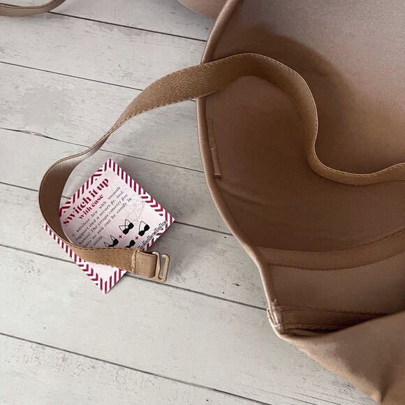 Maidenform Wireless Strapless Bra Women 38DDBeige ComfortGrip Convertible SE0015 - Picture 5 of 14